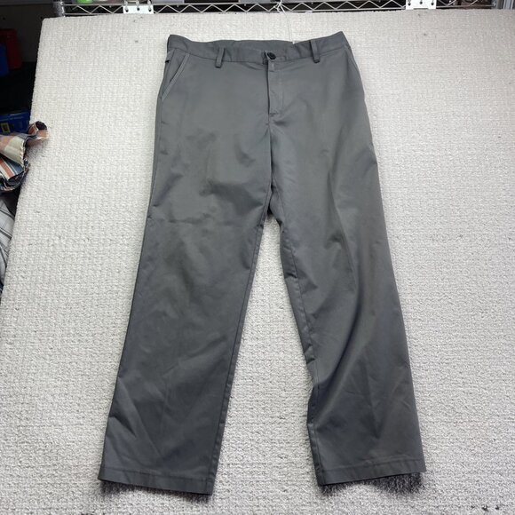 Adidas ClimaCool Golf Shorts Mens Size 36 Grey 3-Stripes Lightweight AE7002 - Picture 2 of 13